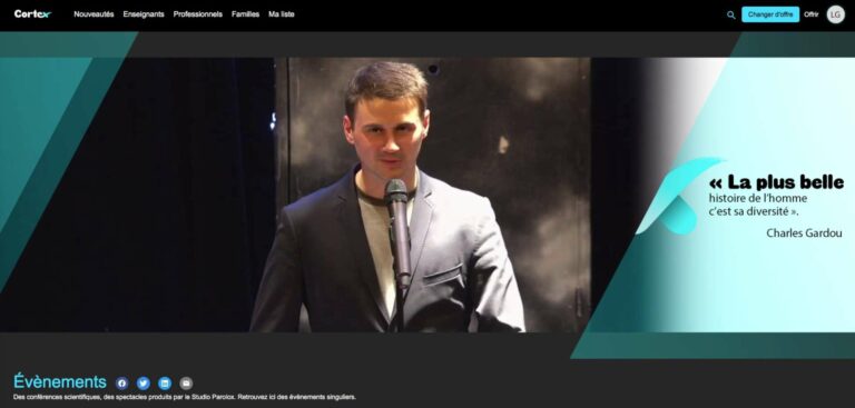 Lire la suite à propos de l’article La conférence diffusée par Cortex